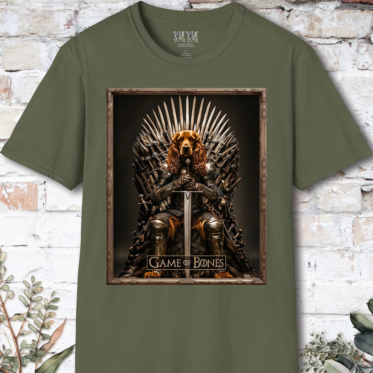 Irish Setter, Game of Bones, Unisex T shirt