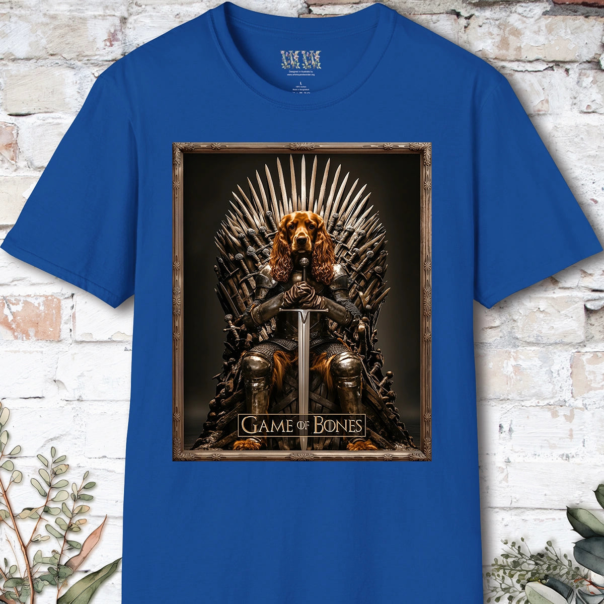 Irish Setter, Game of Bones, Unisex T shirt