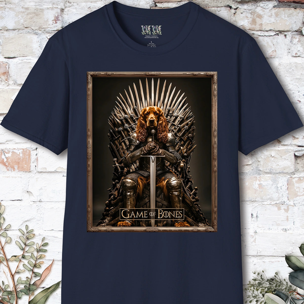 Irish Setter, Game of Bones, Unisex T shirt