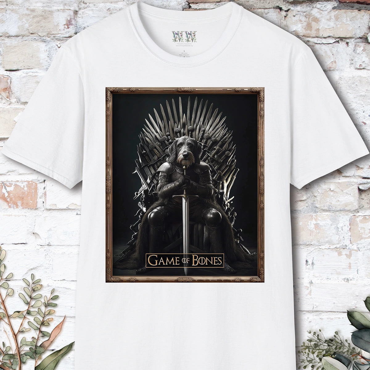 Irish Wolfhound, Game of Bones, Unisex T shirt