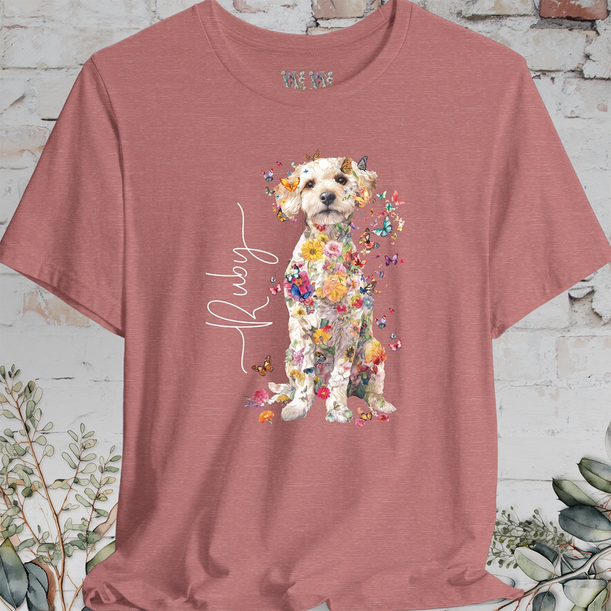 Jackapoo #1 Floral Personalized T shirt