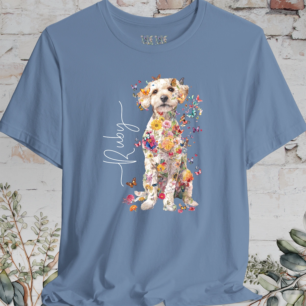 Jackapoo #1 Floral Personalized T shirt