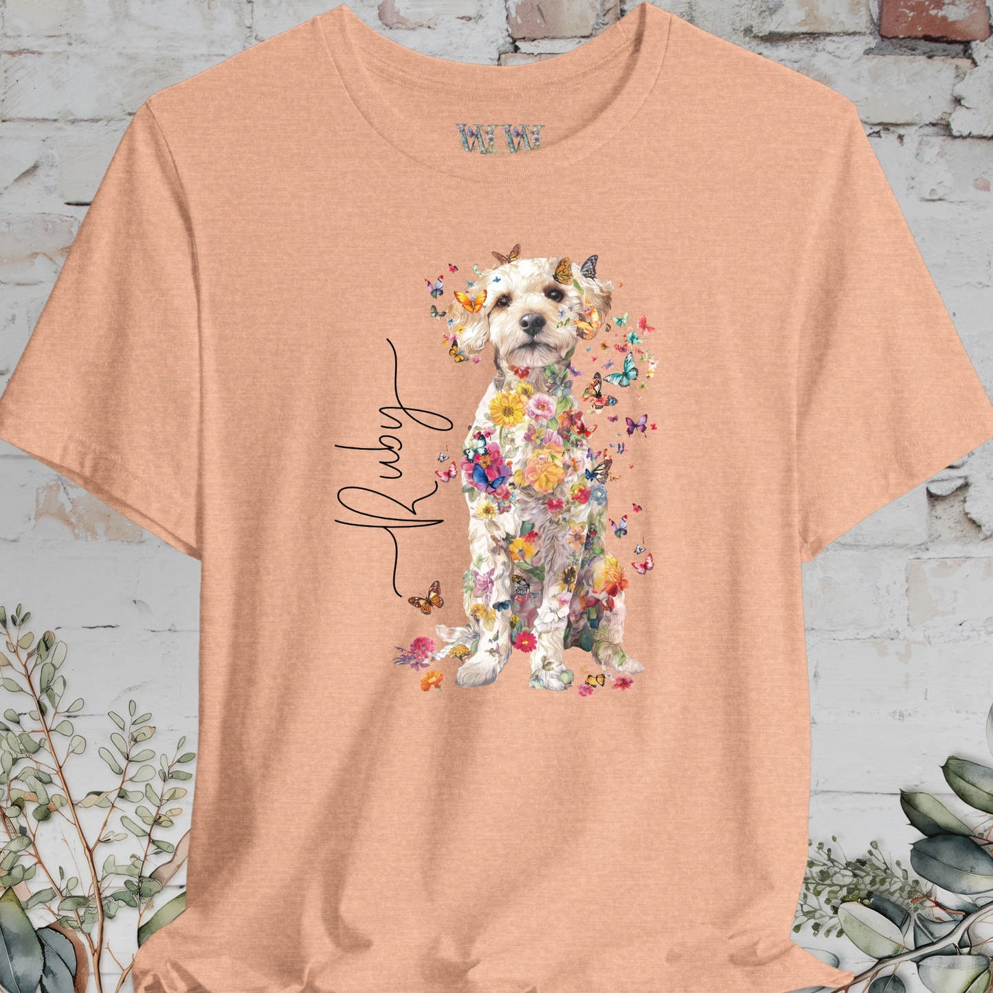 Jackapoo #1 Floral Personalized T shirt