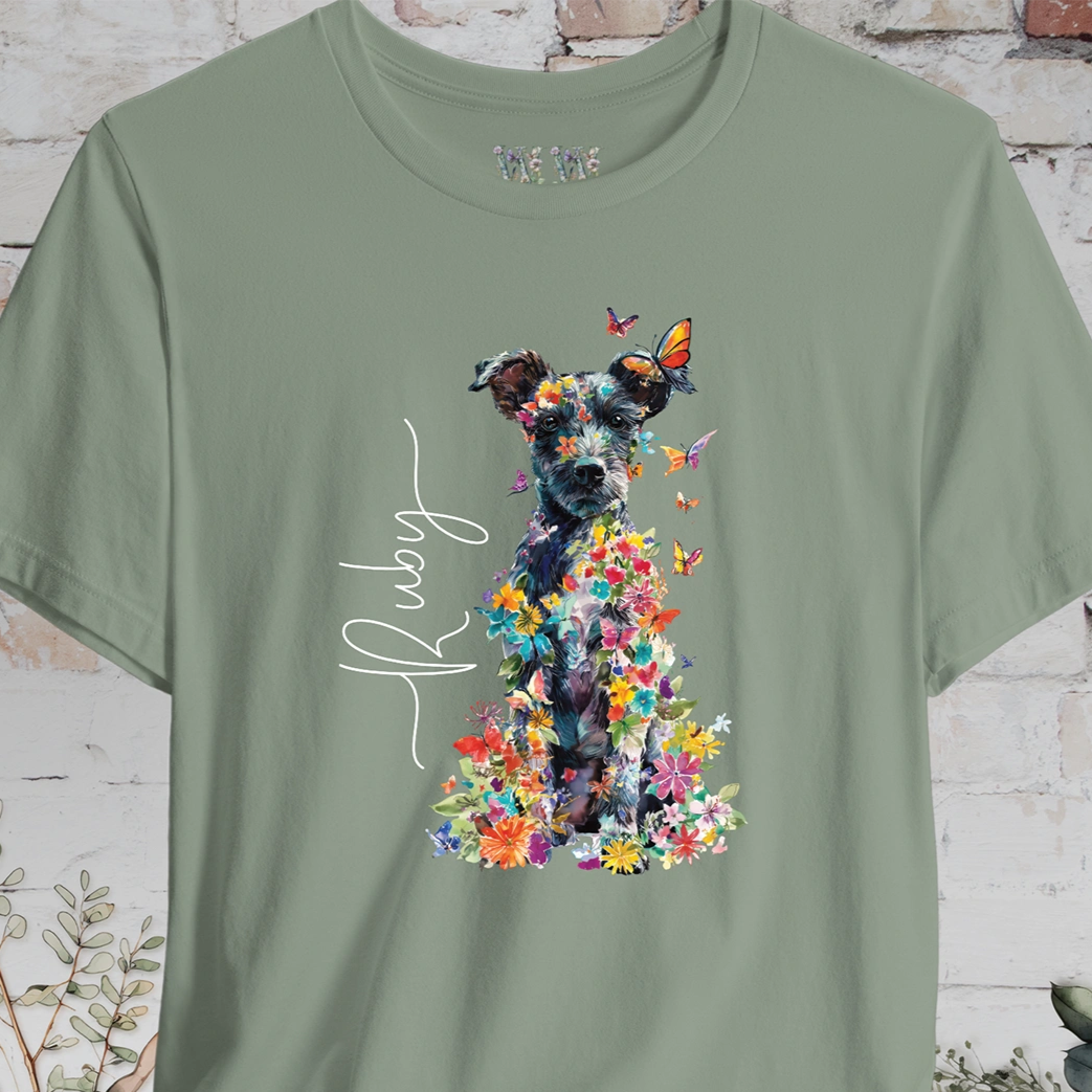 Jackapoo #2 Floral Personalized T shirt