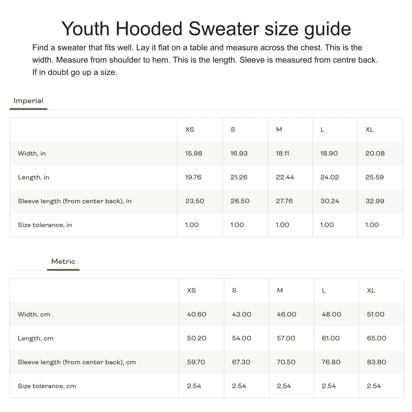 YOUTH HOODED SWEATER - Any of our designs.
