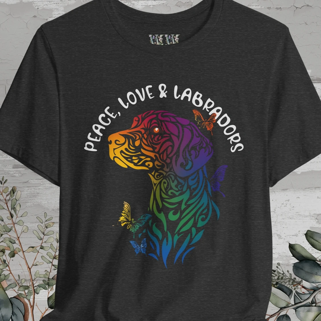 Peace, Love & Labradors #2 T shirt