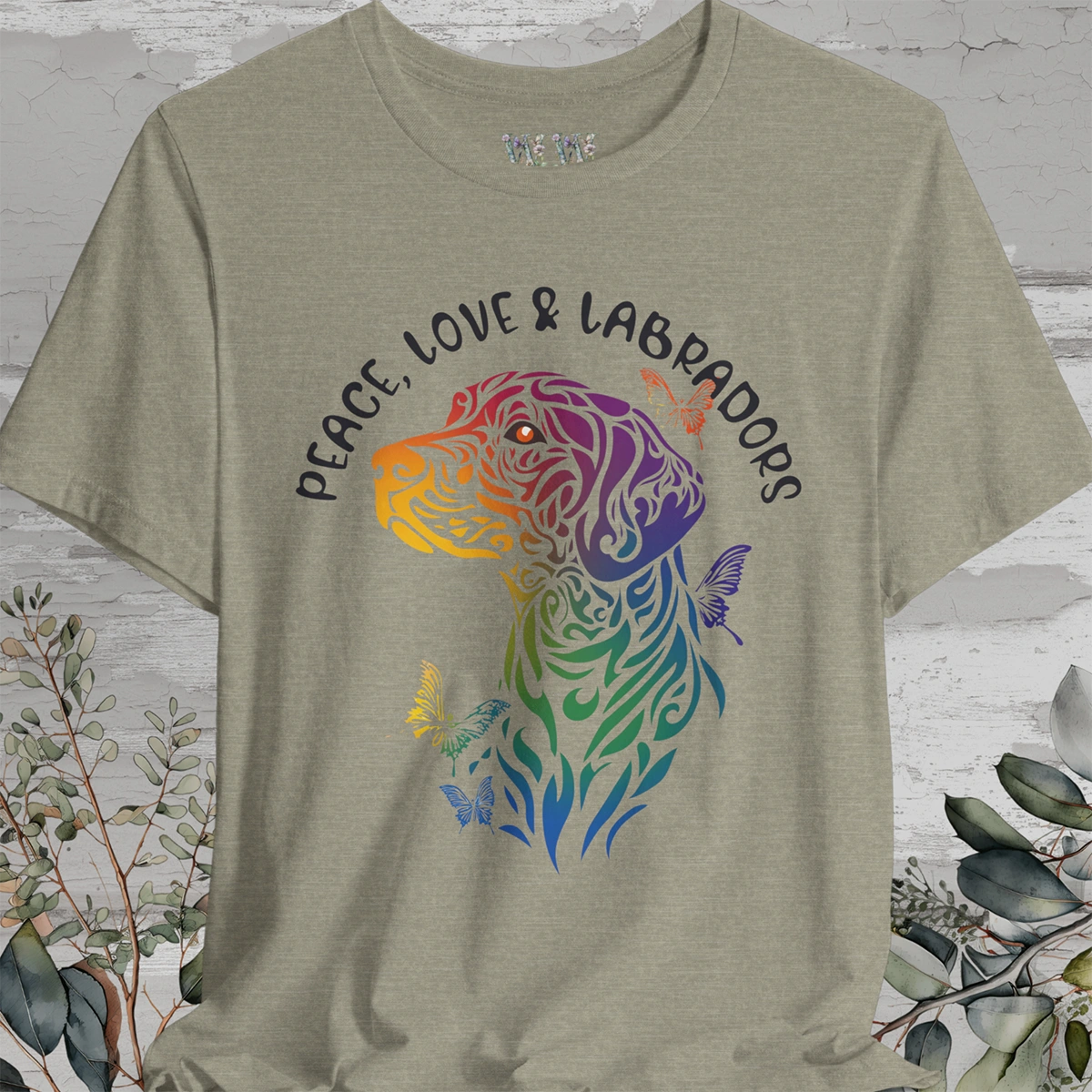 Peace, Love & Labradors #2 T shirt