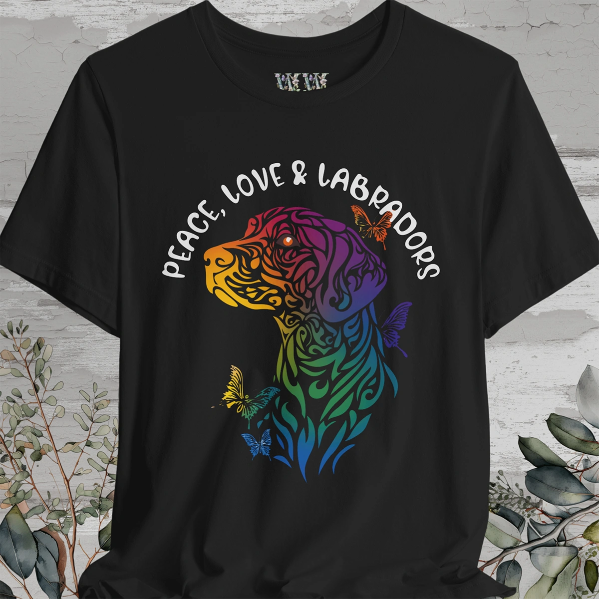Peace, Love & Labradors #2 T shirt