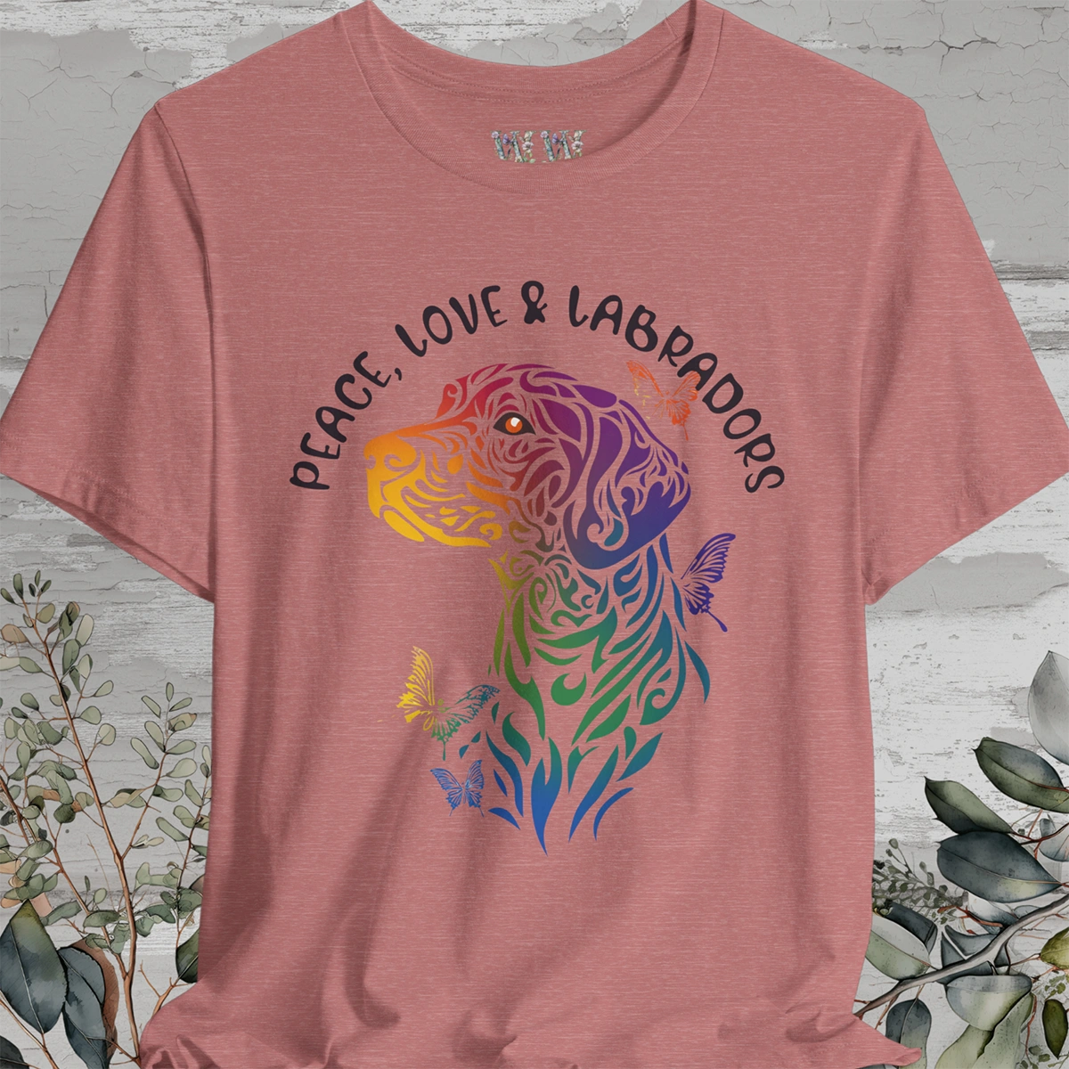 Peace, Love & Labradors #2 T shirt