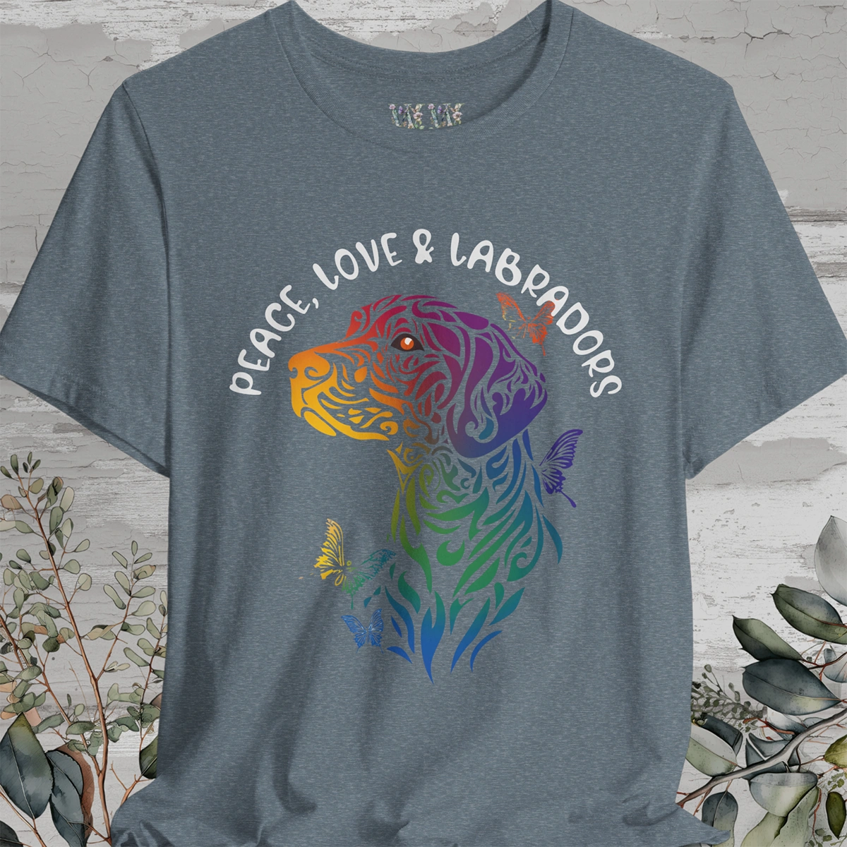 Peace, Love & Labradors #2 T shirt