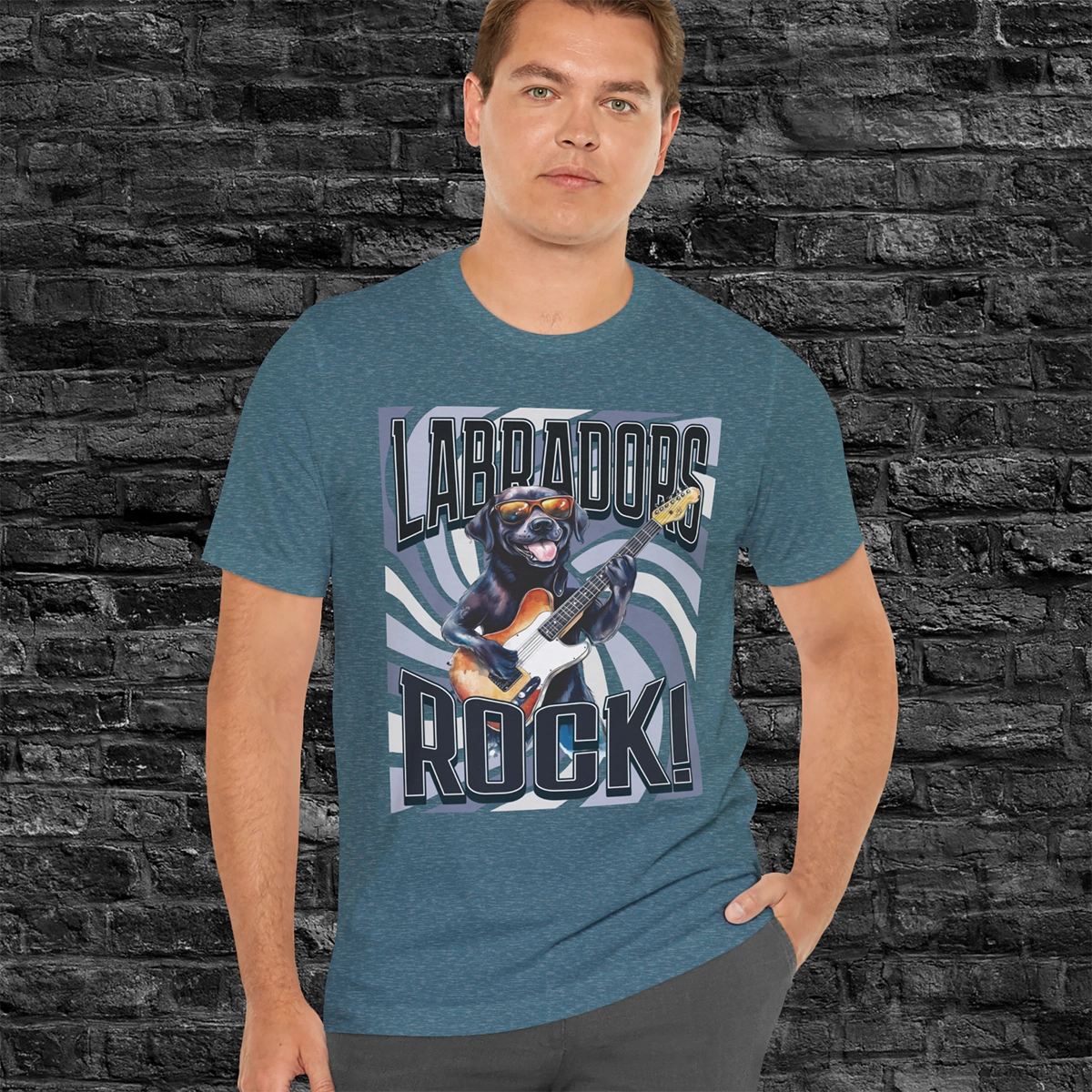 Labradors Rock #3 T shirt