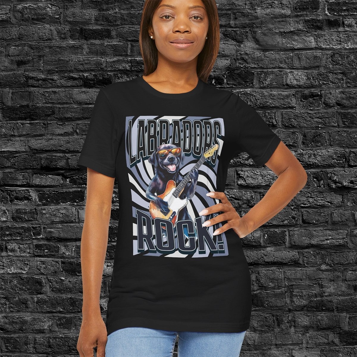 Labradors Rock #3 T shirt