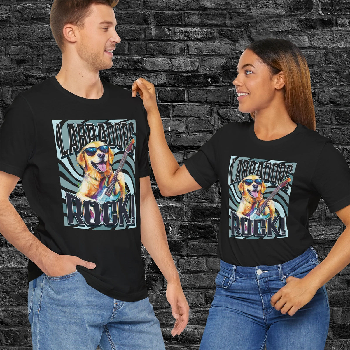 Labradors Rock #5 T shirt