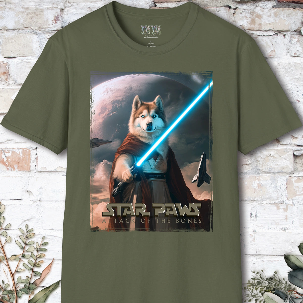 Malamute #2 Star Paws Unisex T shirt