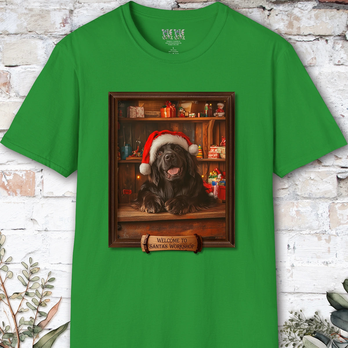 Newfoundland Santa's Workshop Unisex T shirt
