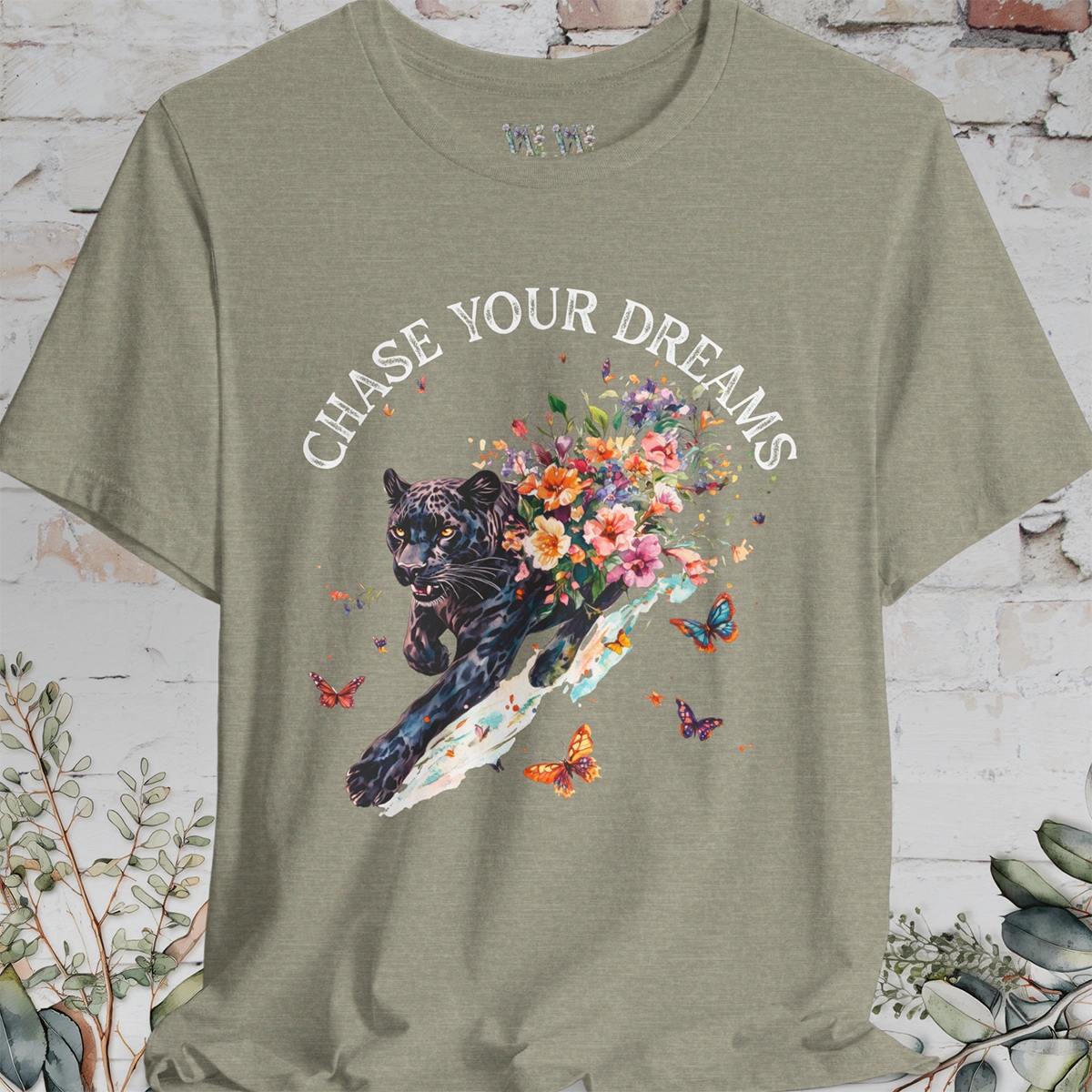 Panther, Chase your Dreams, Unisex T shirt