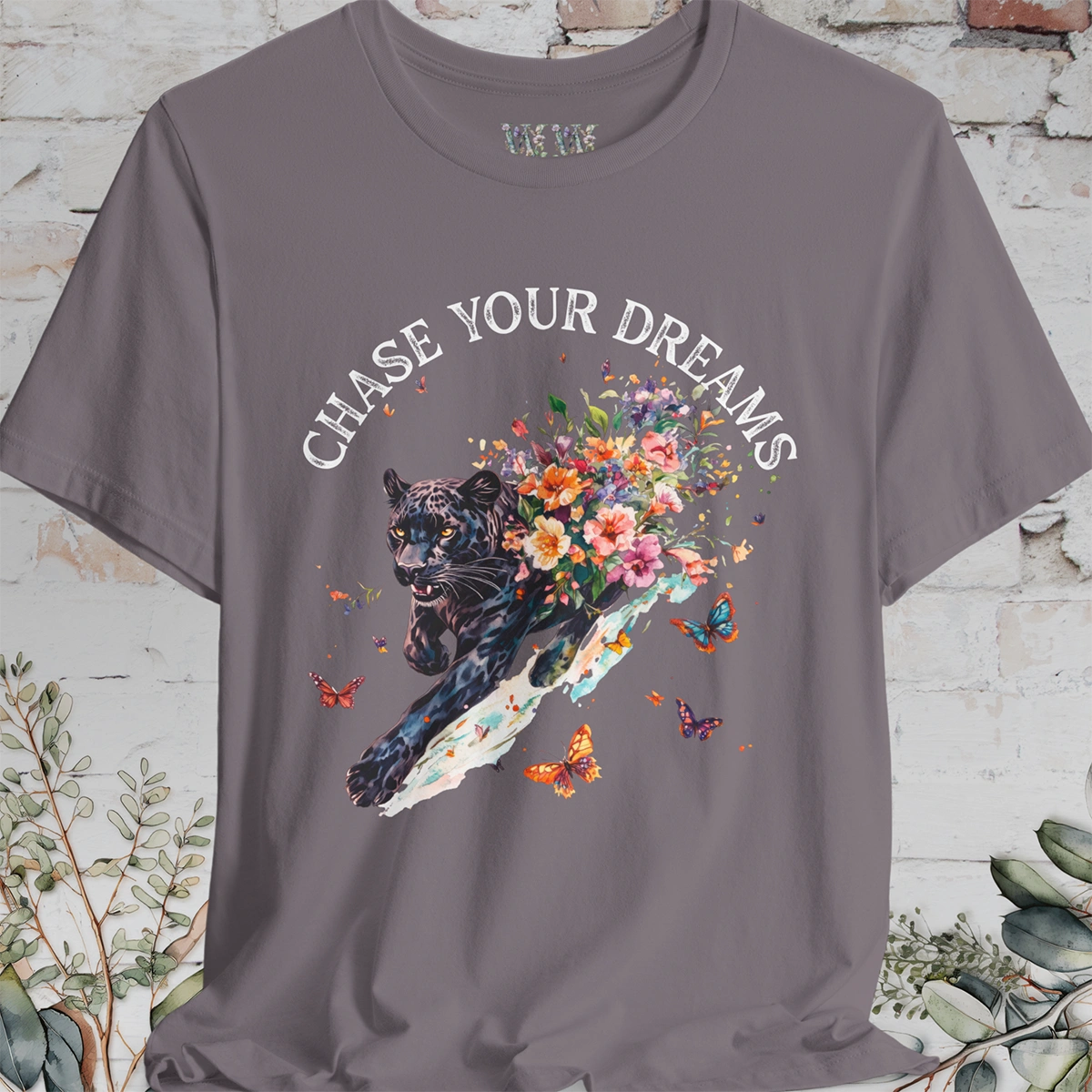 Panther, Chase your Dreams, Unisex T shirt