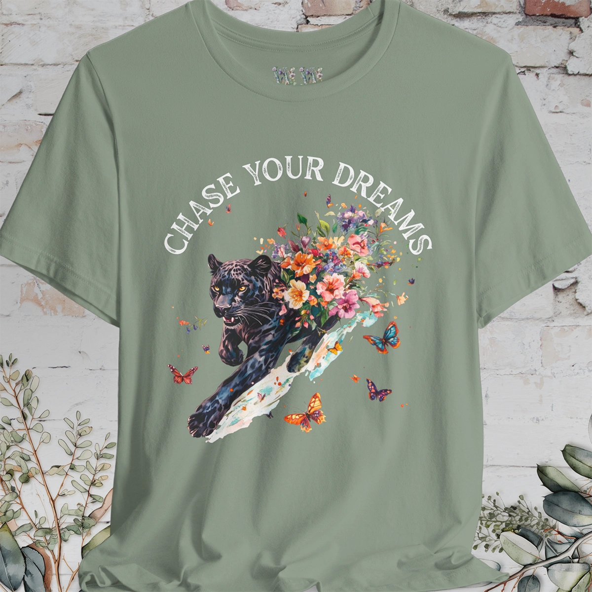 Panther, Chase your Dreams, Unisex T shirt