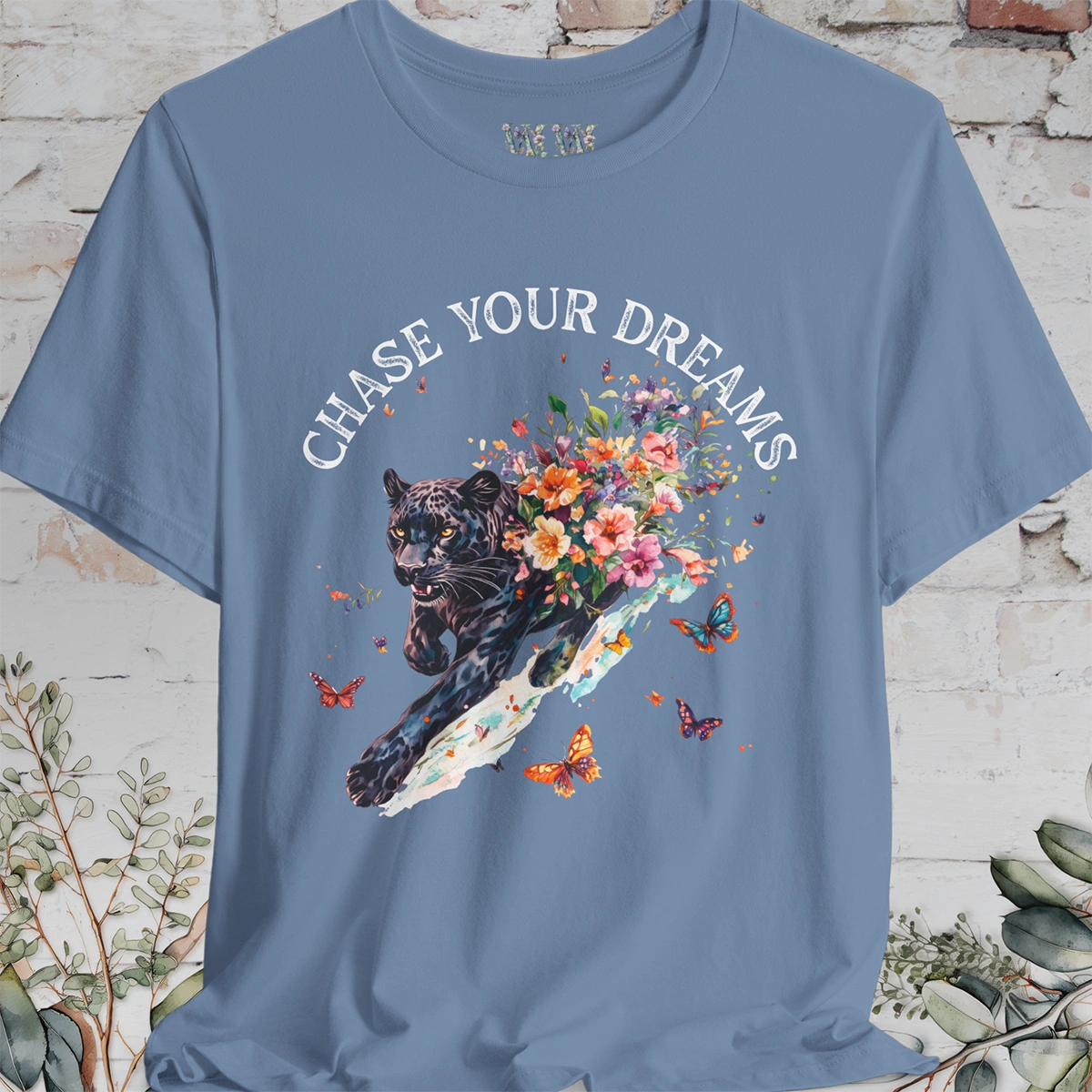 Panther, Chase your Dreams, Unisex T shirt