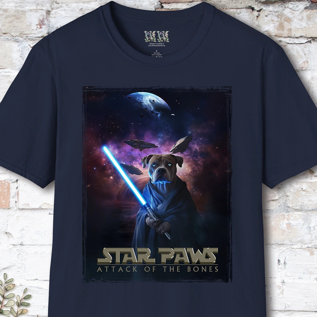 Pit Bull Terrier #4 Star Paws Unisex T shirt