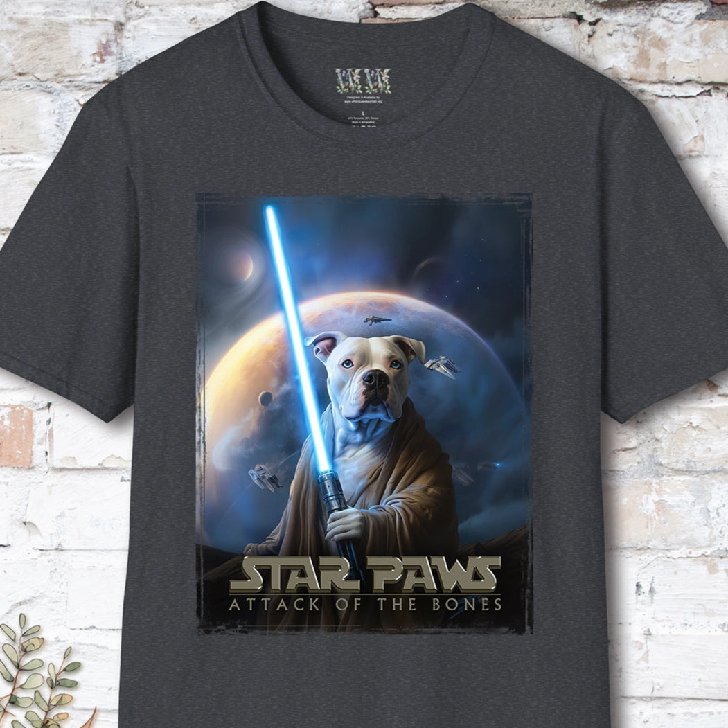 Pit Bull Terrier #3 Star Paws Unisex T shirt
