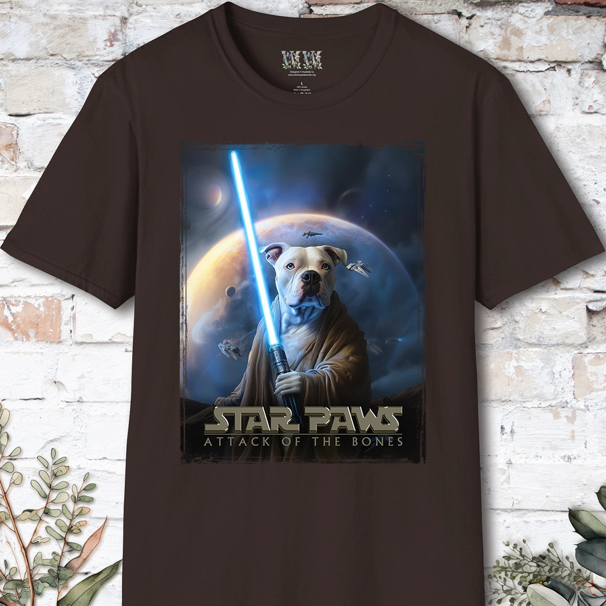 Pit Bull Terrier #3 Star Paws Unisex T shirt