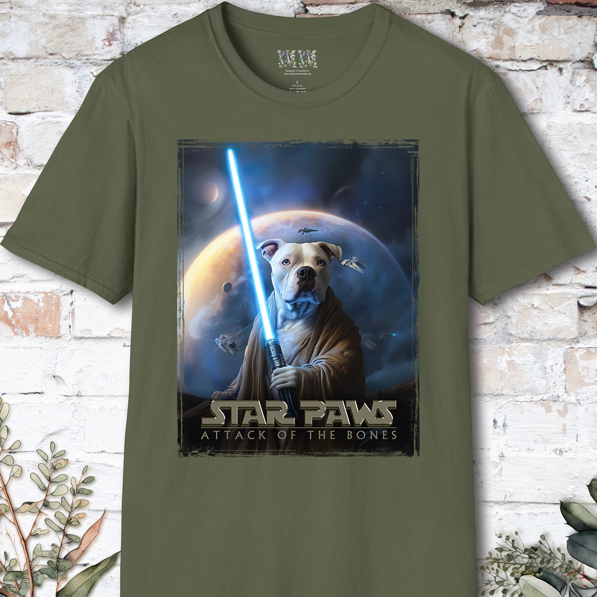 Pit Bull Terrier #3 Star Paws Unisex T shirt