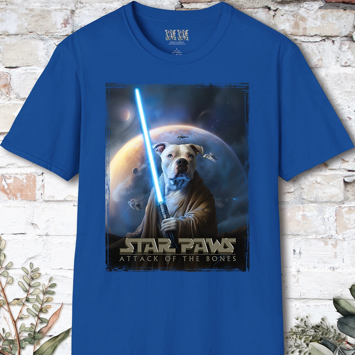 Pit Bull Terrier #3 Star Paws Unisex T shirt