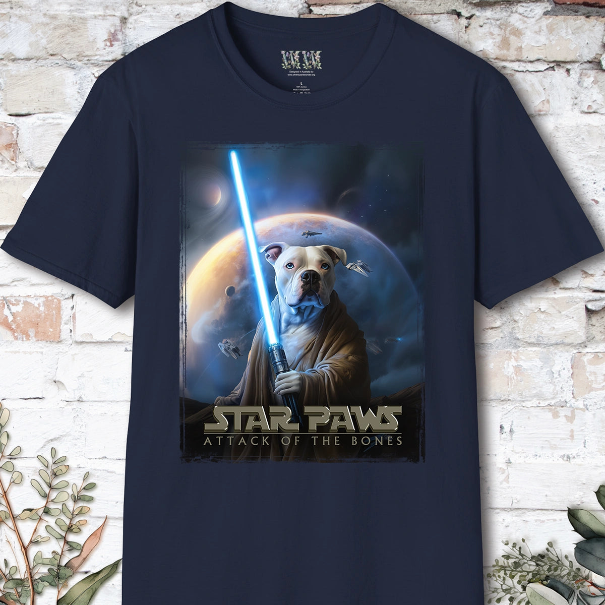 Pit Bull Terrier #3 Star Paws Unisex T shirt