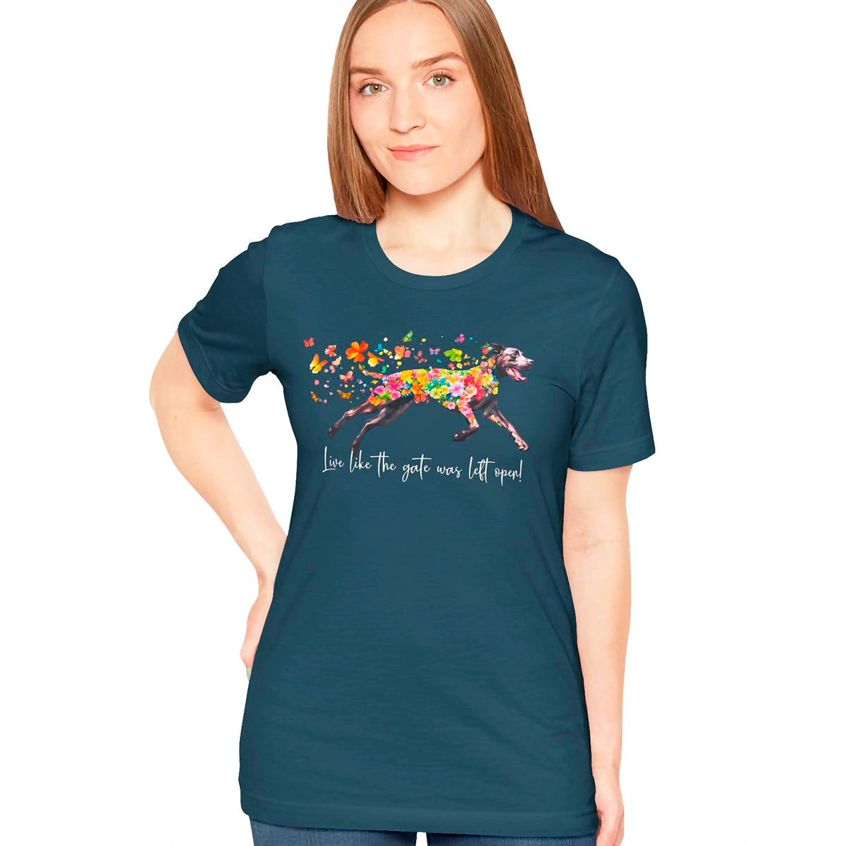 Pointador #1 "Live like the gate was left open" Unisex T shirt