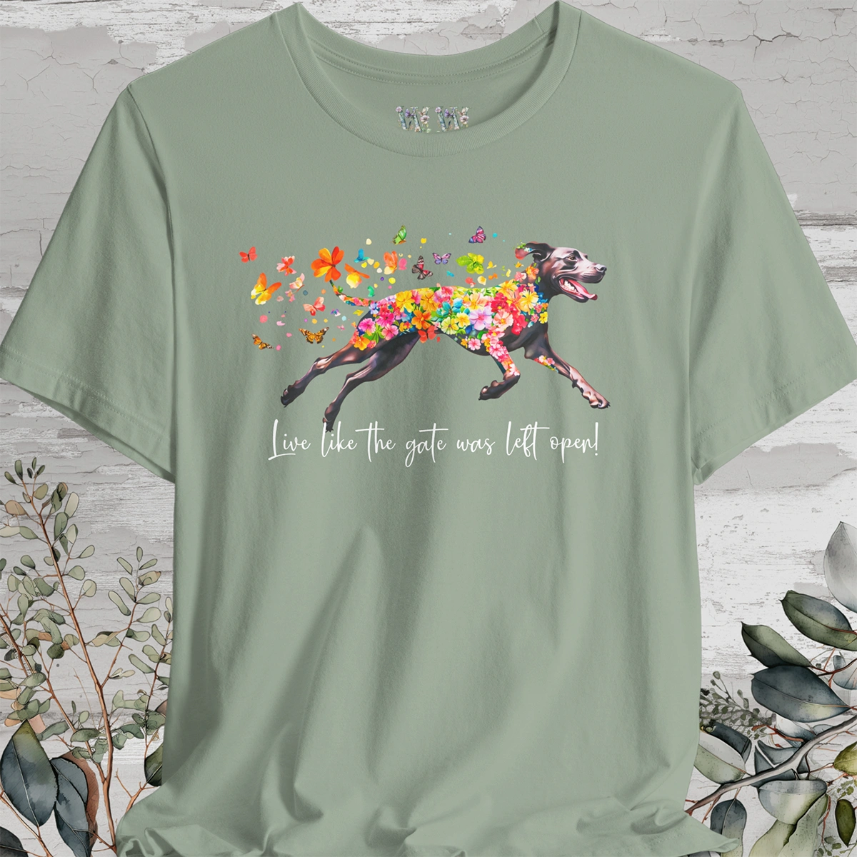 Pointador #1 "Live like the gate was left open" Unisex T shirt