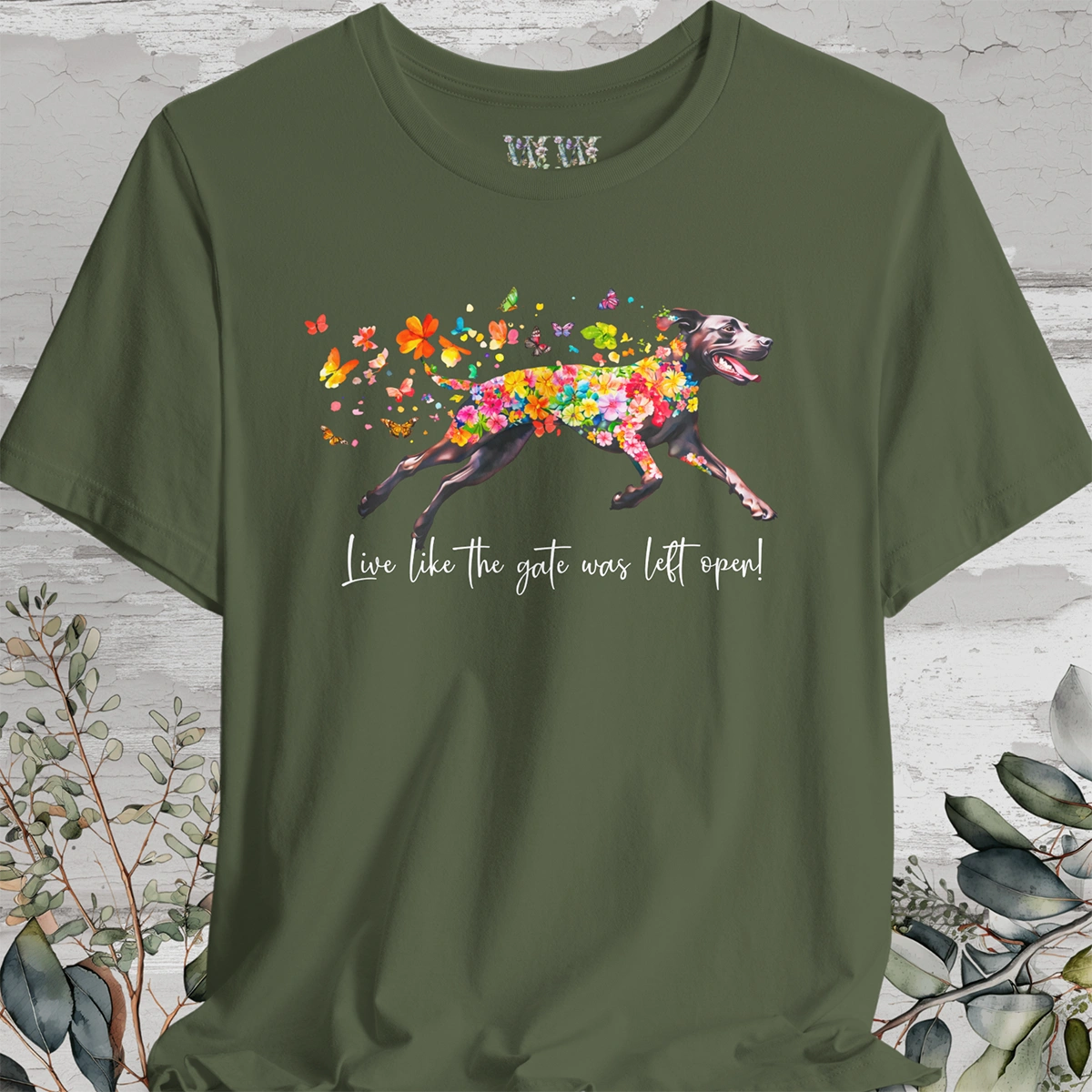 Pointador #1 "Live like the gate was left open" Unisex T shirt