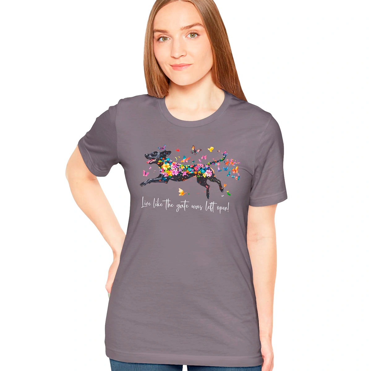 Pointador #2 "Live like the gate was left open" Unisex T shirt