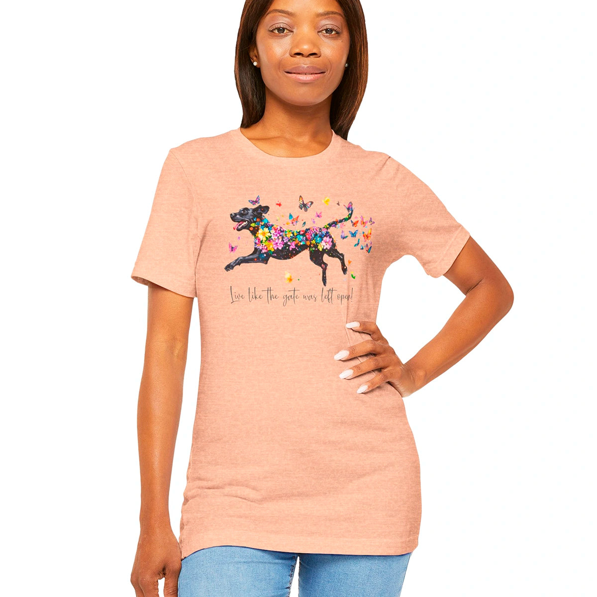 Pointador #2 "Live like the gate was left open" Unisex T shirt