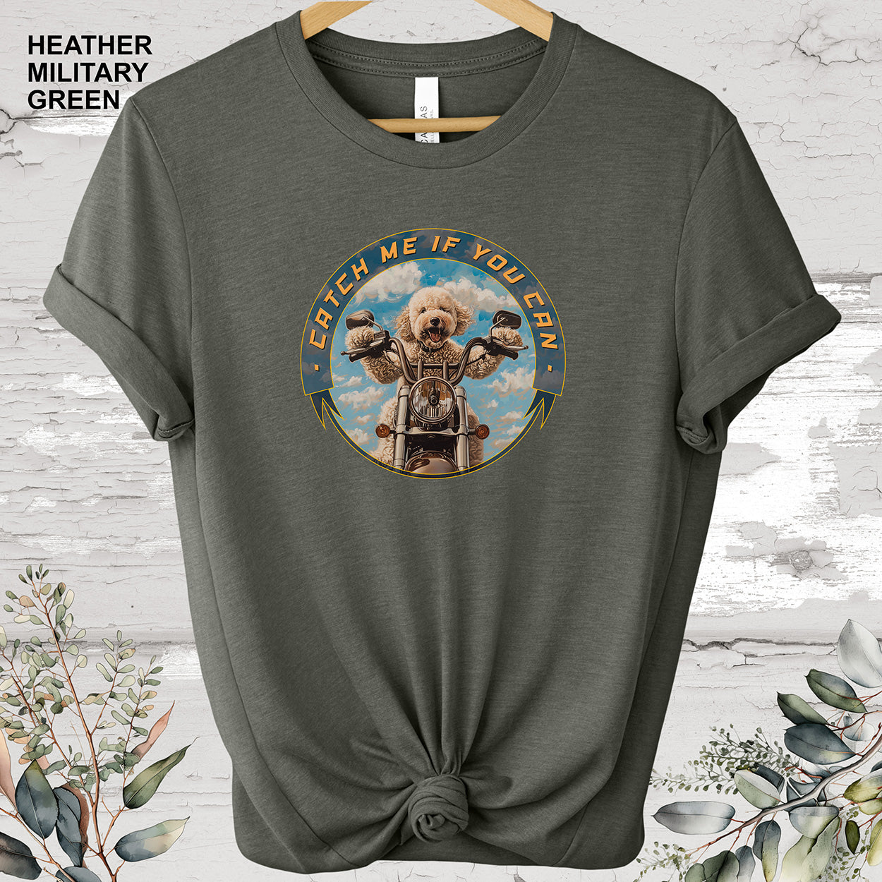 Poodle 'Catch me if you can' T shirt