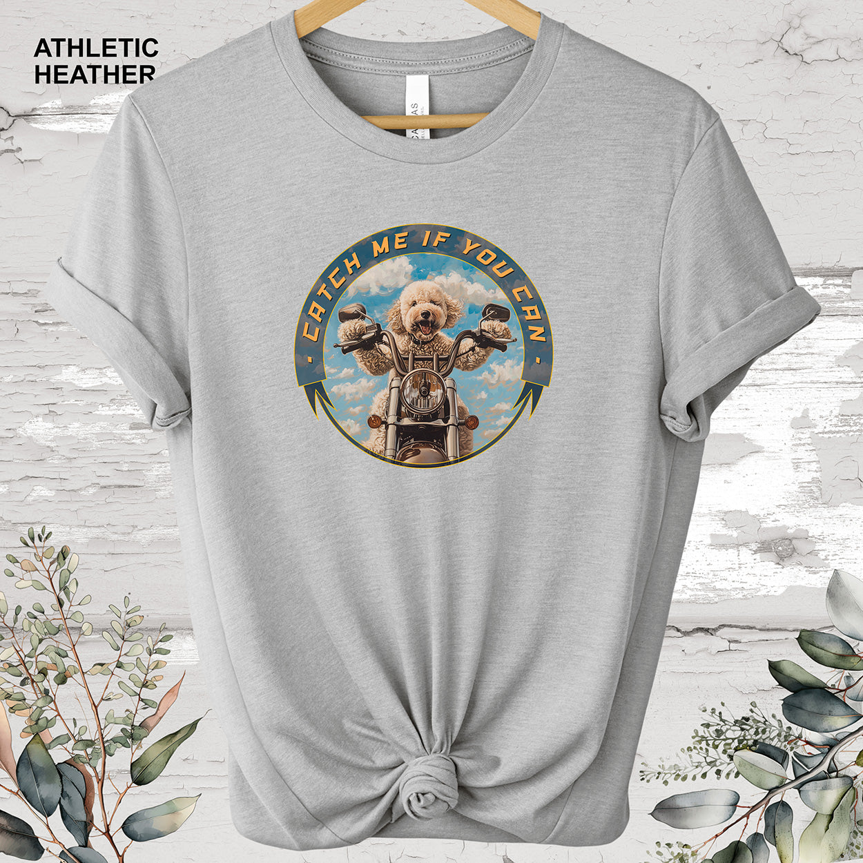 Poodle 'Catch me if you can' T shirt