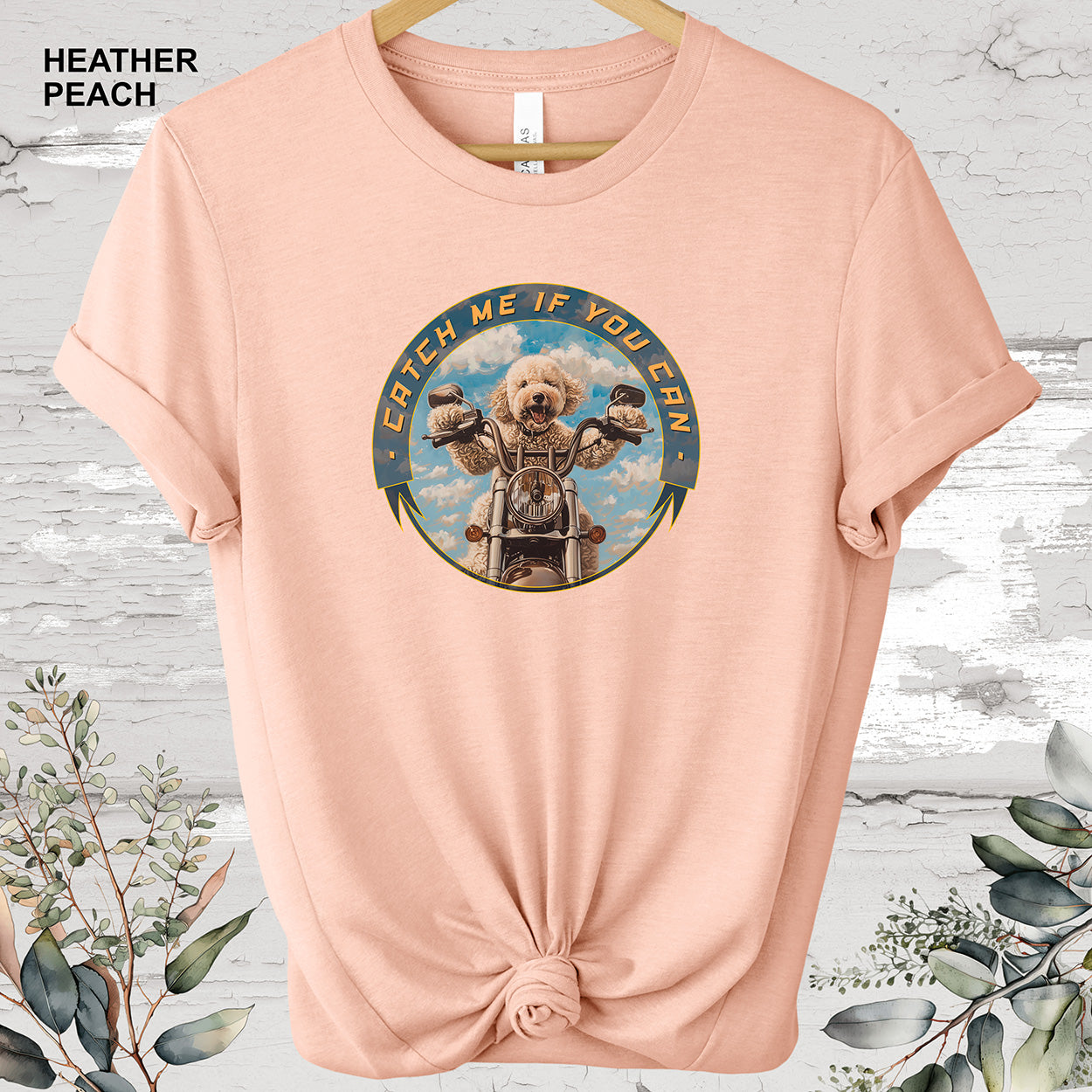 Poodle 'Catch me if you can' T shirt