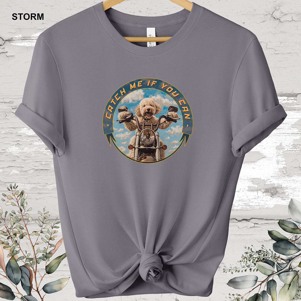 Poodle 'Catch me if you can' T shirt