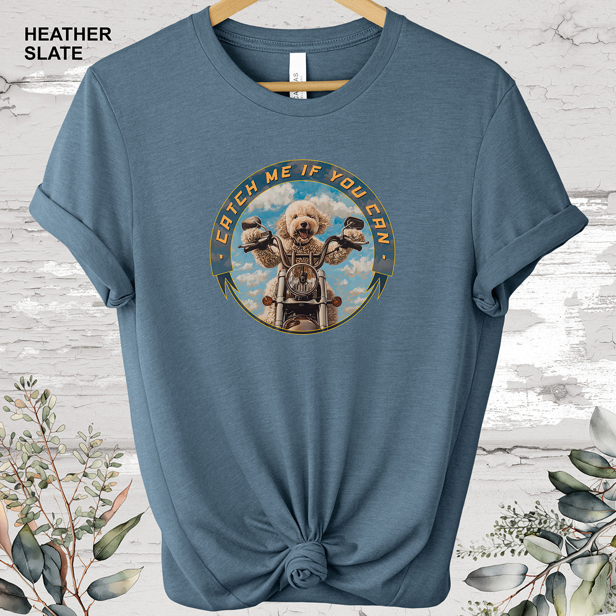 Poodle 'Catch me if you can' T shirt