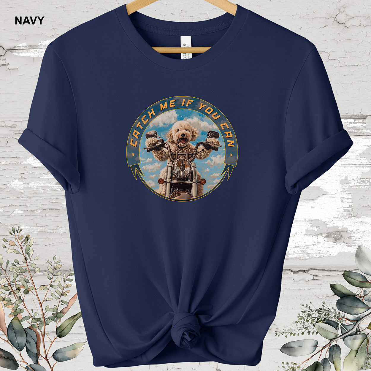 Poodle 'Catch me if you can' T shirt