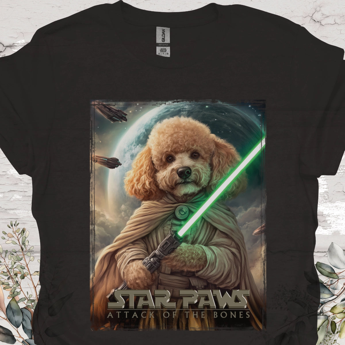 Poodle #1 Star Paws Unisex T shirt