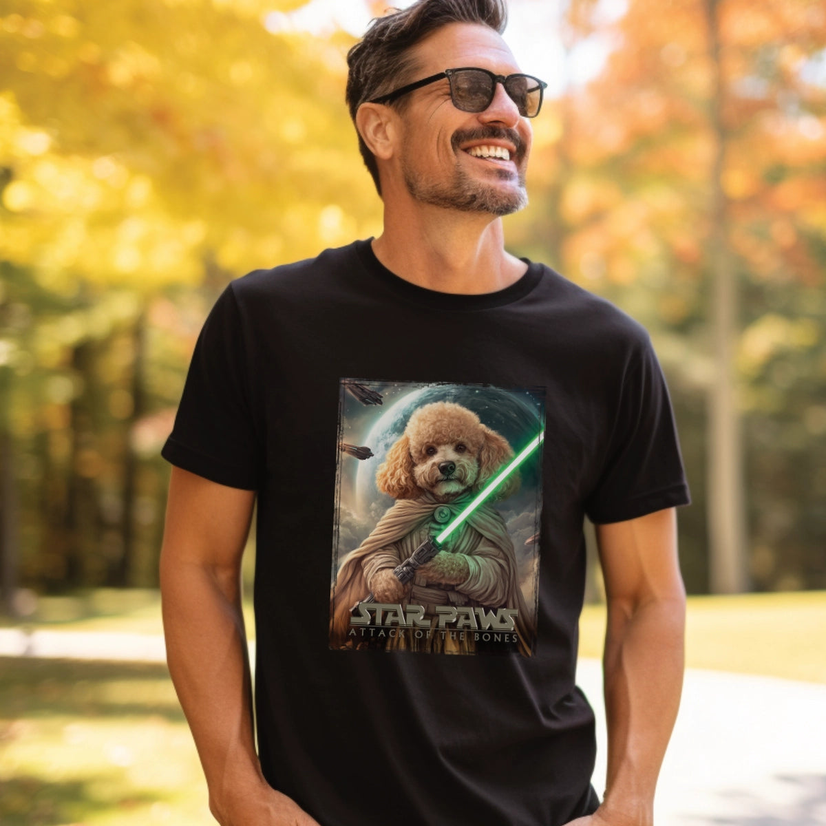 Poodle #1 Star Paws Unisex T shirt