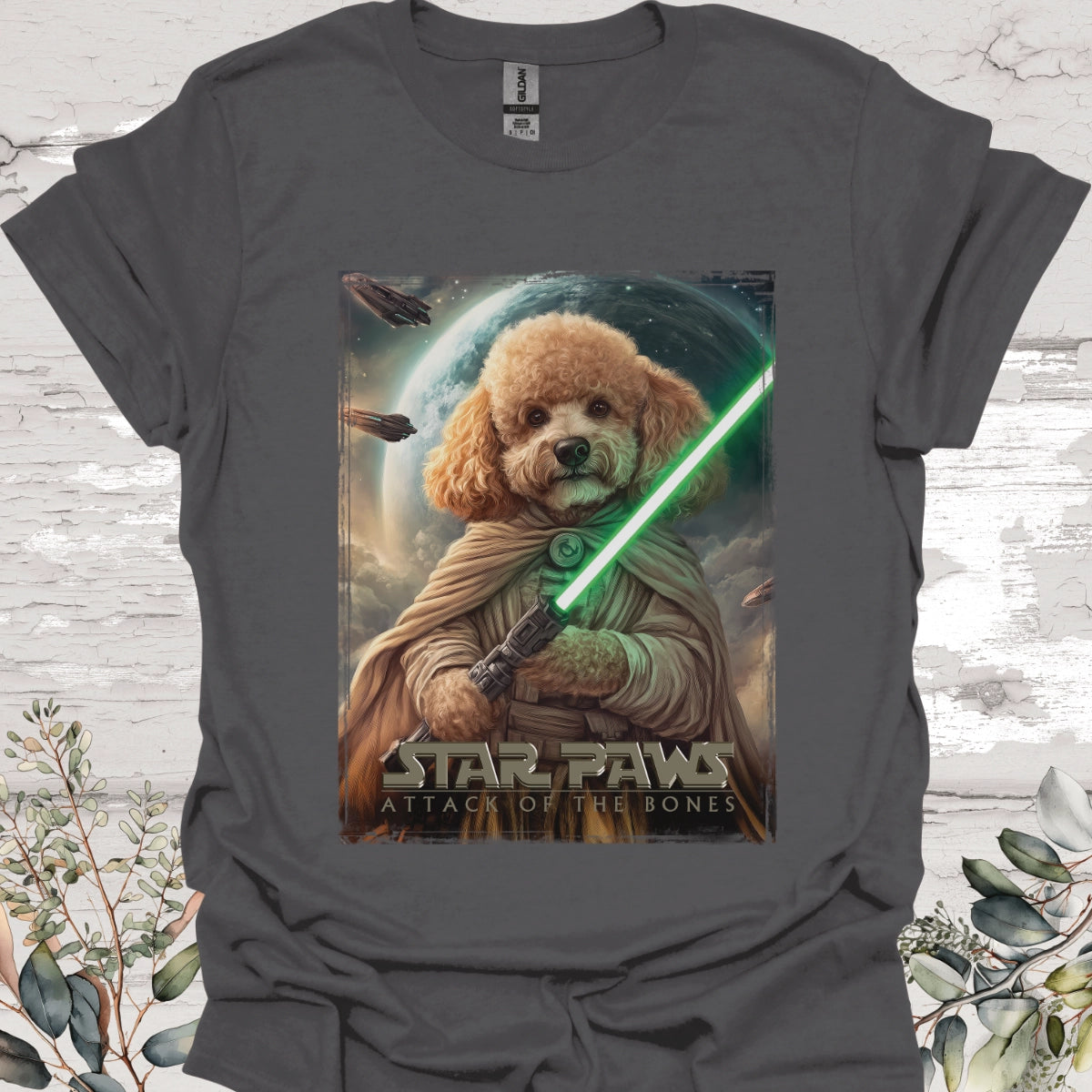 Poodle #1 Star Paws Unisex T shirt