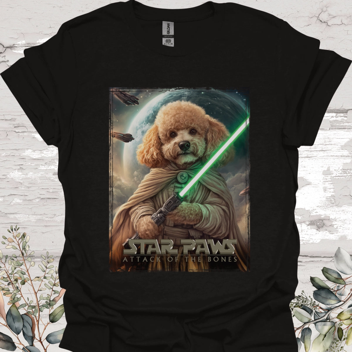Poodle #1 Star Paws Unisex T shirt