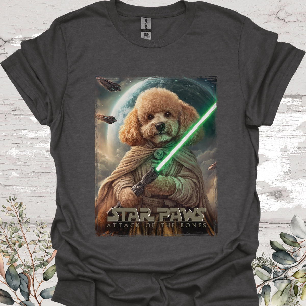 Poodle #1 Star Paws Unisex T shirt