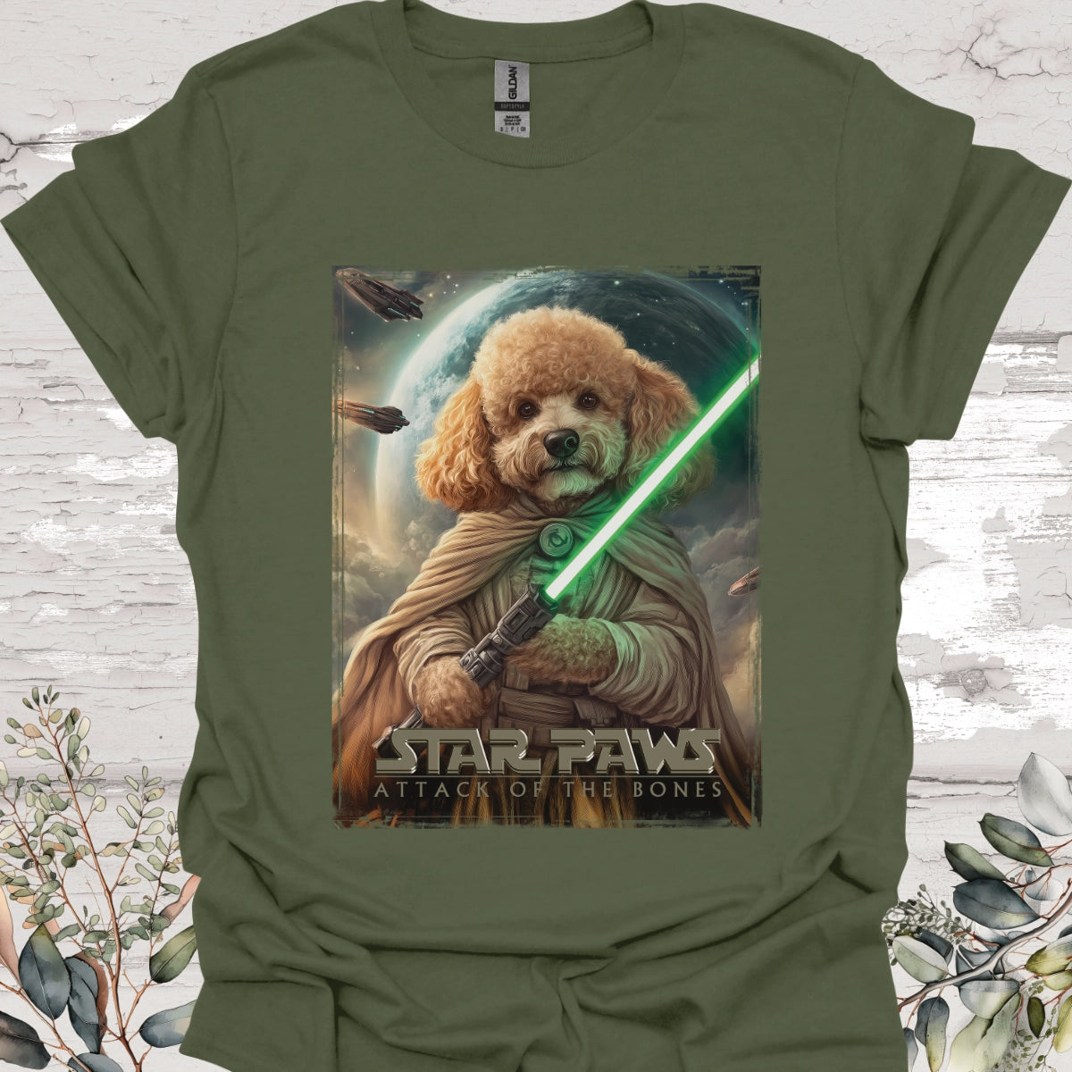 Poodle #1 Star Paws Unisex T shirt