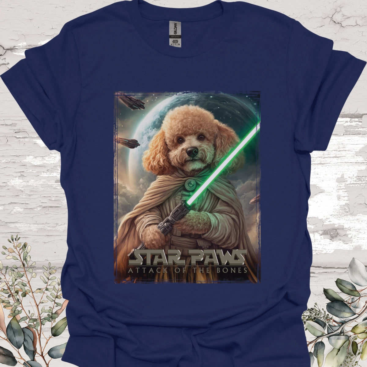 Poodle #1 Star Paws Unisex T shirt