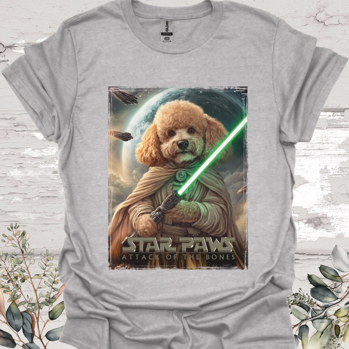 Poodle #1 Star Paws Unisex T shirt