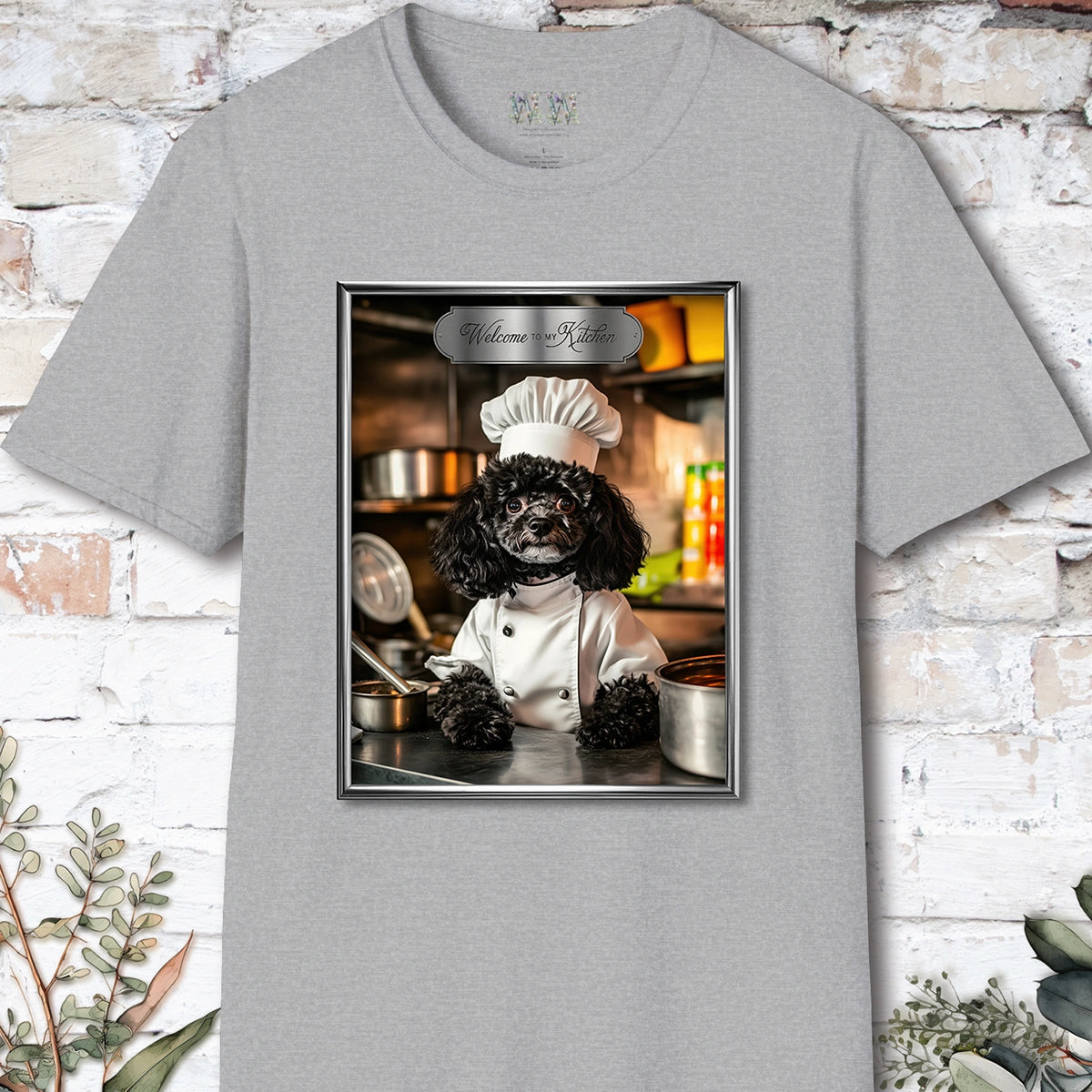Poodle #1 Chef Unisex T shirt