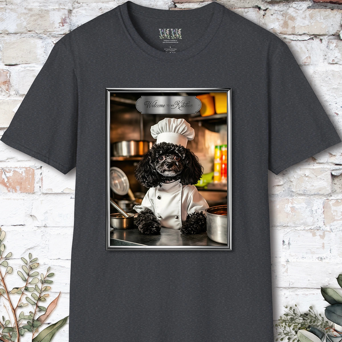 Poodle #1 Chef Unisex T shirt